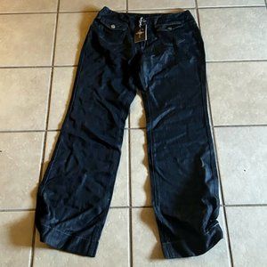 Flamingals Two-Button Blue Jeans - Size M (38% Cotton, 12% Modal, 50% Lyocell)